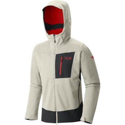 Chaquetas Mountain Hardwear Dragon Hooded Hombre Beige - Chile ASR457681